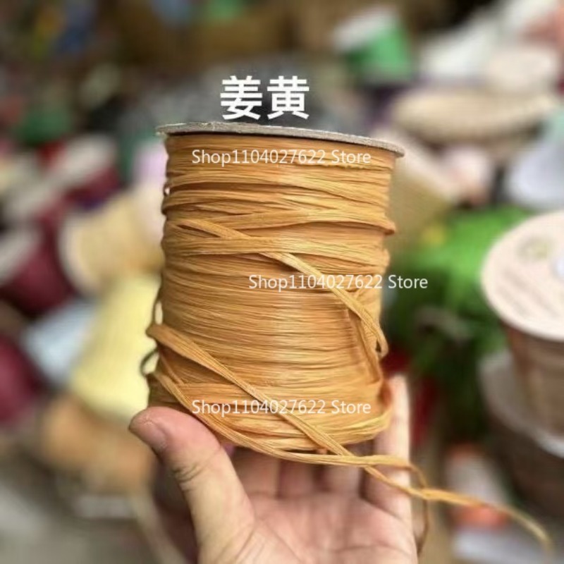 Crochet Bag Raffia - 120 г/рулон Матовая пряжа из рафии,