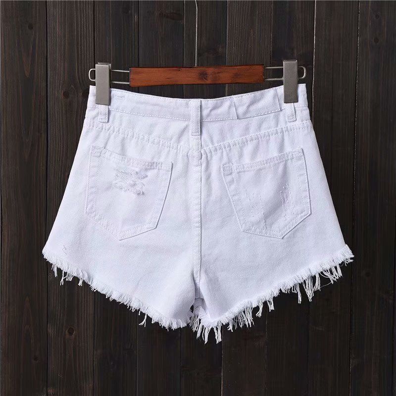 Женские джинсовые шорты с высо – обзор и цена Shorts Denim Frayed
