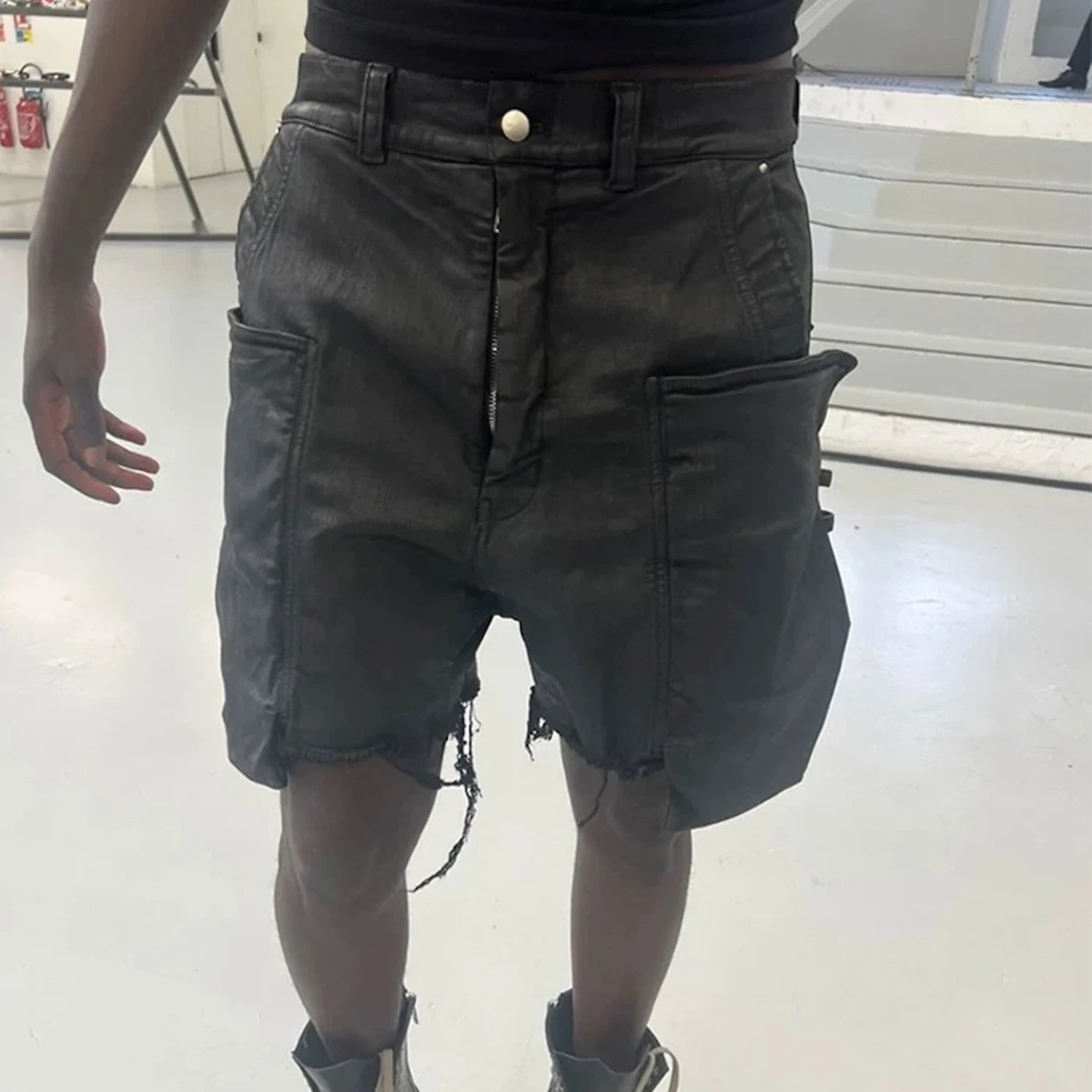 Уличная одежда, новые летние д – обзор и цена Shorts Denim Frayed