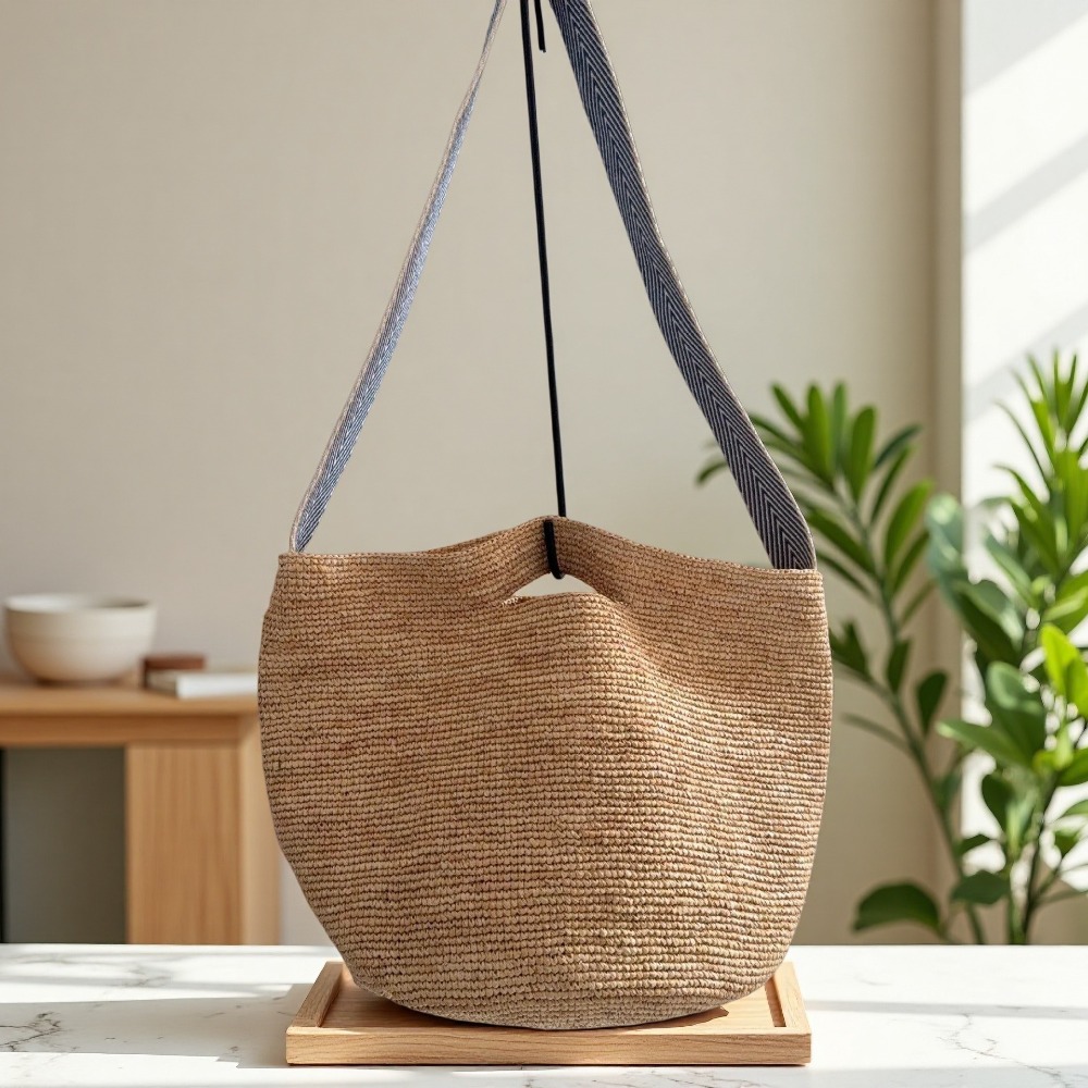 Новая женская сумка-ведро из р – обзор и цена Crochet Bag Raffia